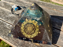 The “XL Jumbo Giza Equalizer Tensor Ring”- 8x8” base- Radionics/Tensor Ring Orgone Pyramid (6 lbs)