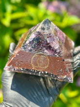 The "8-sided Large Giza" Orgone Pyramid (5x5" base, 1.5 lbs)