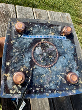 The “XL Jumbo Giza Equalizer Tensor Ring”- 8x8” base- Radionics/Tensor Ring Orgone Pyramid (6 lbs)