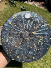 The "Medicine Wheel" Charging Plate- 6 lbs, for food, water, plants, crystals, electronics, summoning rain, etc.