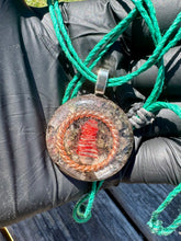 The “Tensor Ring Sun Disc” Orgone Amulet - Aura Protection