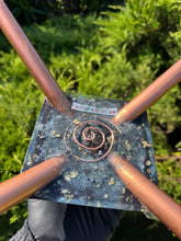 The "Jumbo Giza Mini-Chembuster - 3 lbs, 6x6" base; double coated; Orgone Earth Pipes for grounding