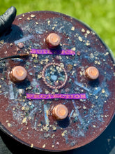 The "Medicine Wheel Equalizer”- 6 lb Radionics/Orgone Charging Plate, Tensor Ringx2, for food, water, plants, crystals, electronics, etc