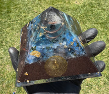 The "8-sided Large Giza" Orgone Pyramid (5x5" base, 1.5 lbs)