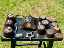 The “Family Pack” - 8-Sided Radionics Large Giza  (15 Hz), 6 Towerbusters, Smart Meter & Wi-Fi/Microwave Shields, 1 Amulet, 2 phone shields & 3 Freebies, 6 for repeat buyer ($243 in savings!)