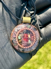 The “Tensor Ring Sun Disc” Orgone Amulet - Aura Protection
