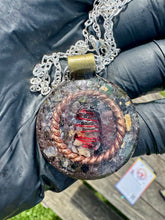 The “Tensor Ring Sun Disc” Orgone Amulet - Aura Protection