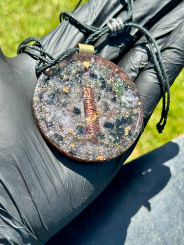 The “Large Aum” Orgone Amulet 🕉- Aura Protection