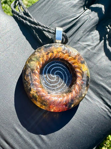 The “Tensor Ring Unity Circle" Orgone Amulet - Aura Protection