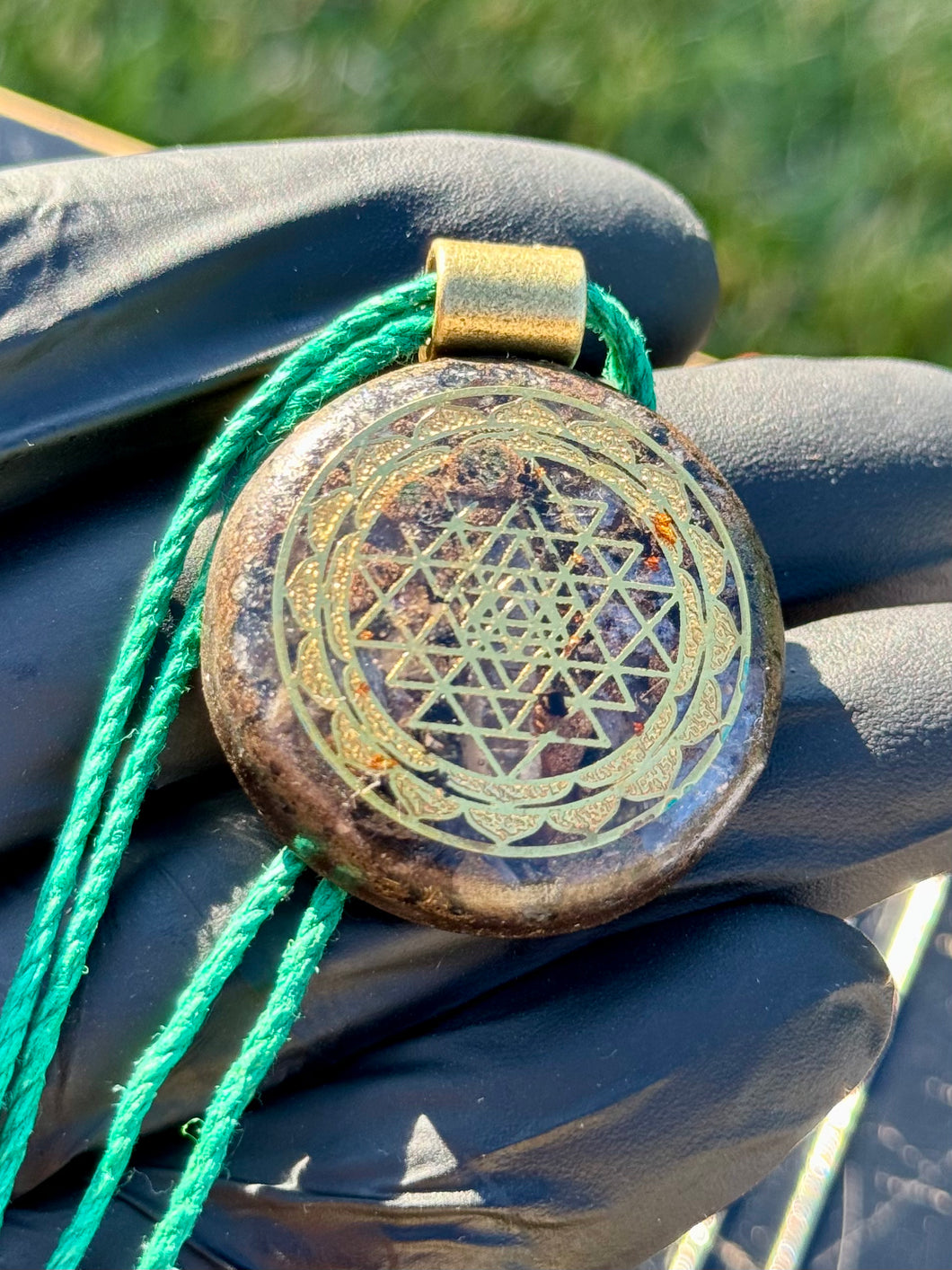 The “Sun Disc” Orgone Amulet☀️- Auric Field Protection