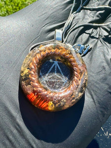 The “Tensor Ring Unity Circle" Orgone Amulet - Aura Protection