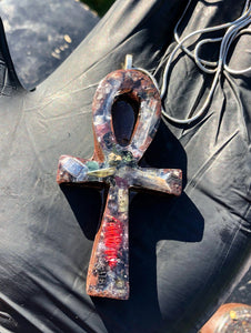 The "Small Ankh" Orgone Amulet- Aura Protection