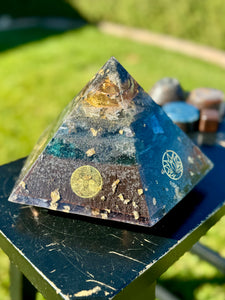 The “Pentacle” Orgone Pyramid- powerful 5-sided home protector