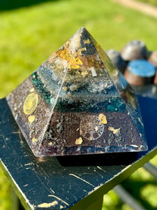 The “Pentacle” Orgone Pyramid- powerful 5-sided home protector