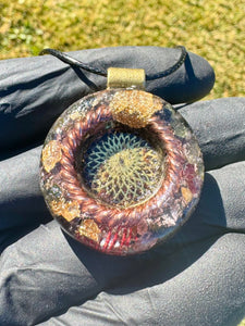 The “Tensor Ring Unity Circle" Orgone Amulet - Aura Protection