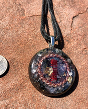 The “Tensor Ring Sun Disc” Orgone Amulet - Aura Protection