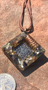 The Diamond" ♦️ Orgone Amulet - Aura Protection