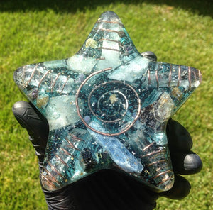 The "Orgone Star Kachina" 💫 Small Charging Plate/Coaster
