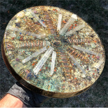 The "Medicine Wheel" Charging Plate- 6 lbs, for food, water, plants, crystals, electronics, summoning rain, etc.