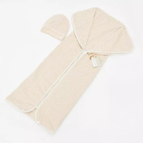 Baby’s EMF Shielding Silver Sleeping Bag/Wrap & Beanie- Orgonite™️ included