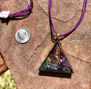 The "Equilateral" Orgone Amulet 🔺 - Aura Protection