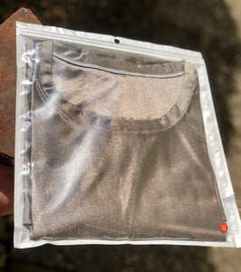 Prana Pro Unisex Silver EMF Shielding T-Shirt, Auro Liquid Gold & Orgonite™️ combo