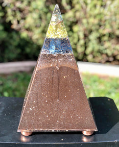 The “Russian” - Orgone Pyramid - 11 lbs, 12” height