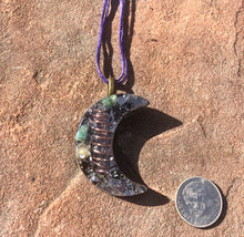 The “Medium Crescent Luna” Orgone Amulet 🌙- Aura Protection