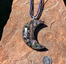 The “Large Crescent Luna” Orgone Amulet 🌙- Aura Protection