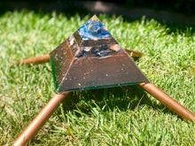 The "XL Jumbo Mini-Chembuster" - 8x8" base, double coated; copper Earth Pipes for grounding- Sky ionizer