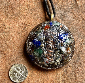 The "Flower of Life" Orgone Amulet - Aura Protection