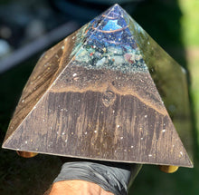 The "XL Jumbo Giza" Orgone Pyramid (8x8x8 inch base   • 7.5" height  • 5 lbs) - Potent Home Foundational Device